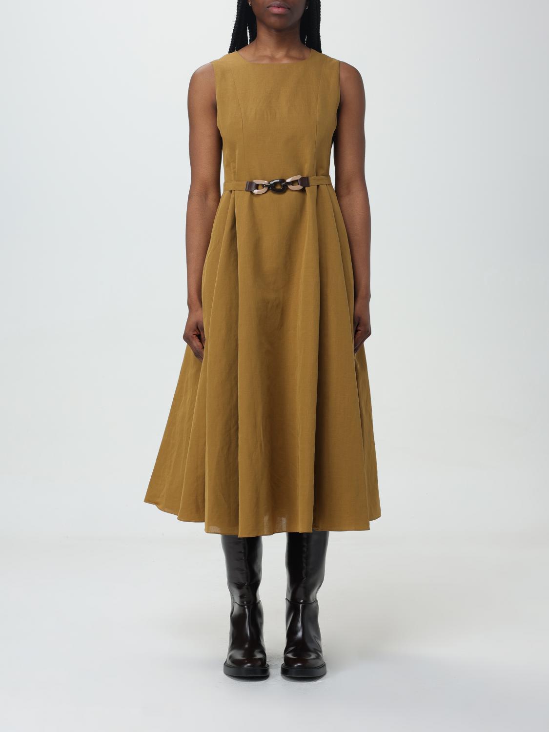  Dress 'S MAX MARA Woman colour Mustard