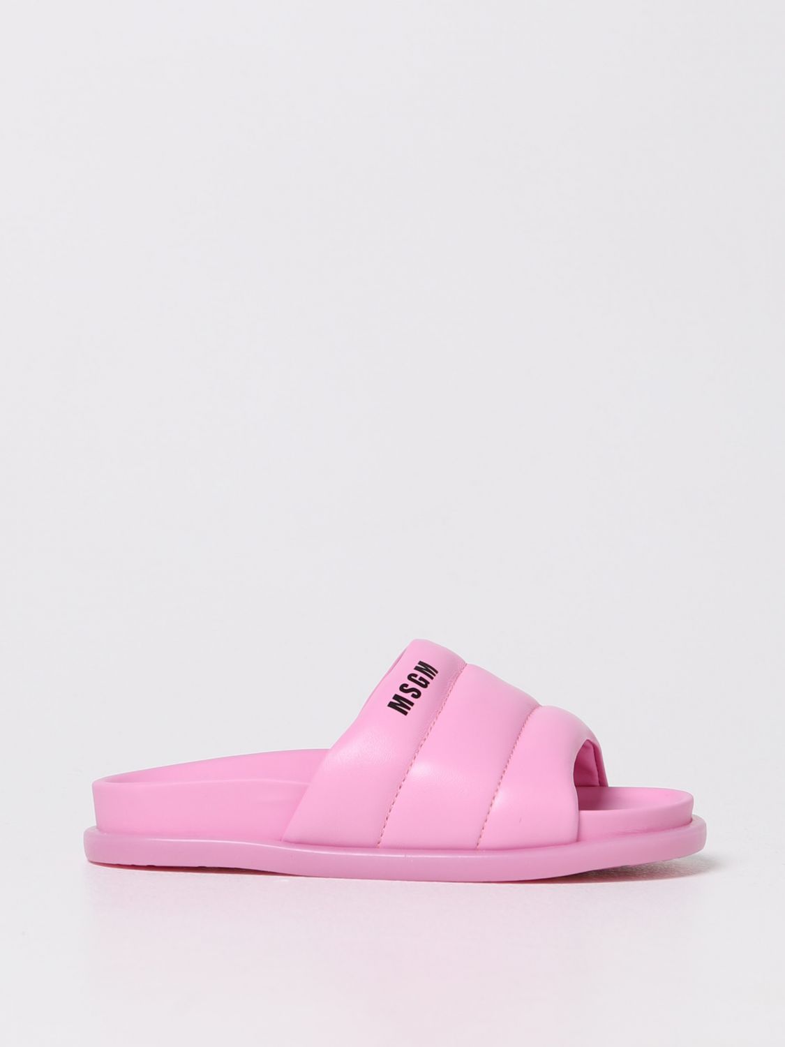 Msgm Kids Msgm Kids sandals in quilted leather