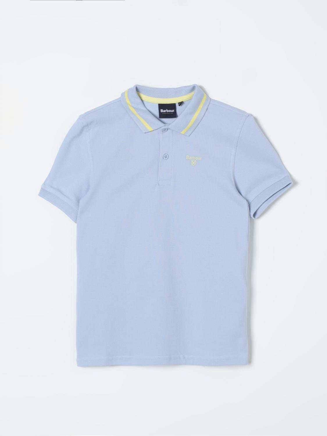 Barbour Kid Polo Shirt BARBOUR KID Kids color Gnawed Blue