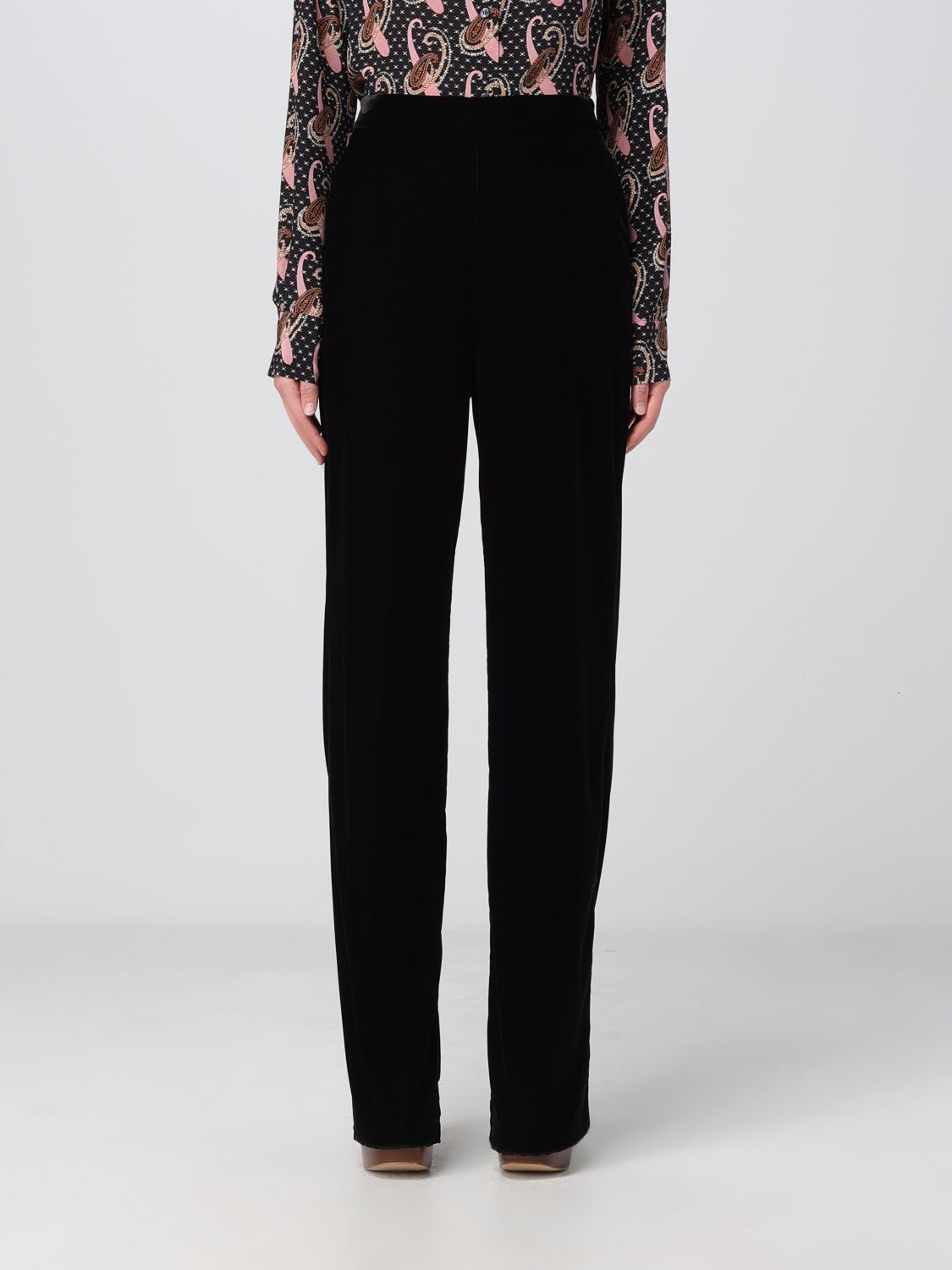 Etro Trousers ETRO Woman colour Black