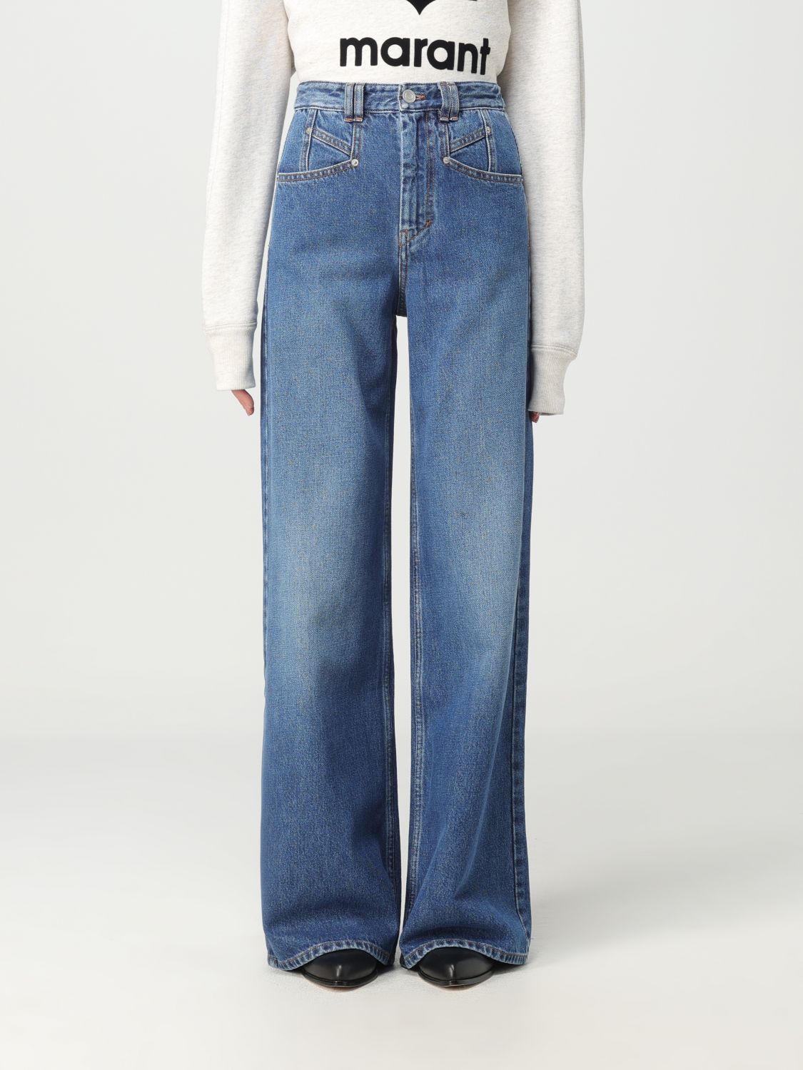 Isabel Marant Jeans ISABEL MARANT Woman colour Blue