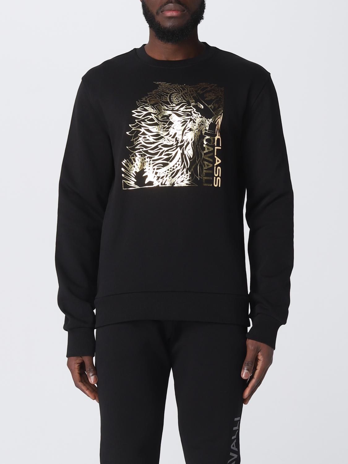 Class Roberto Cavalli Sweatshirt CLASS ROBERTO CAVALLI Men colour Black