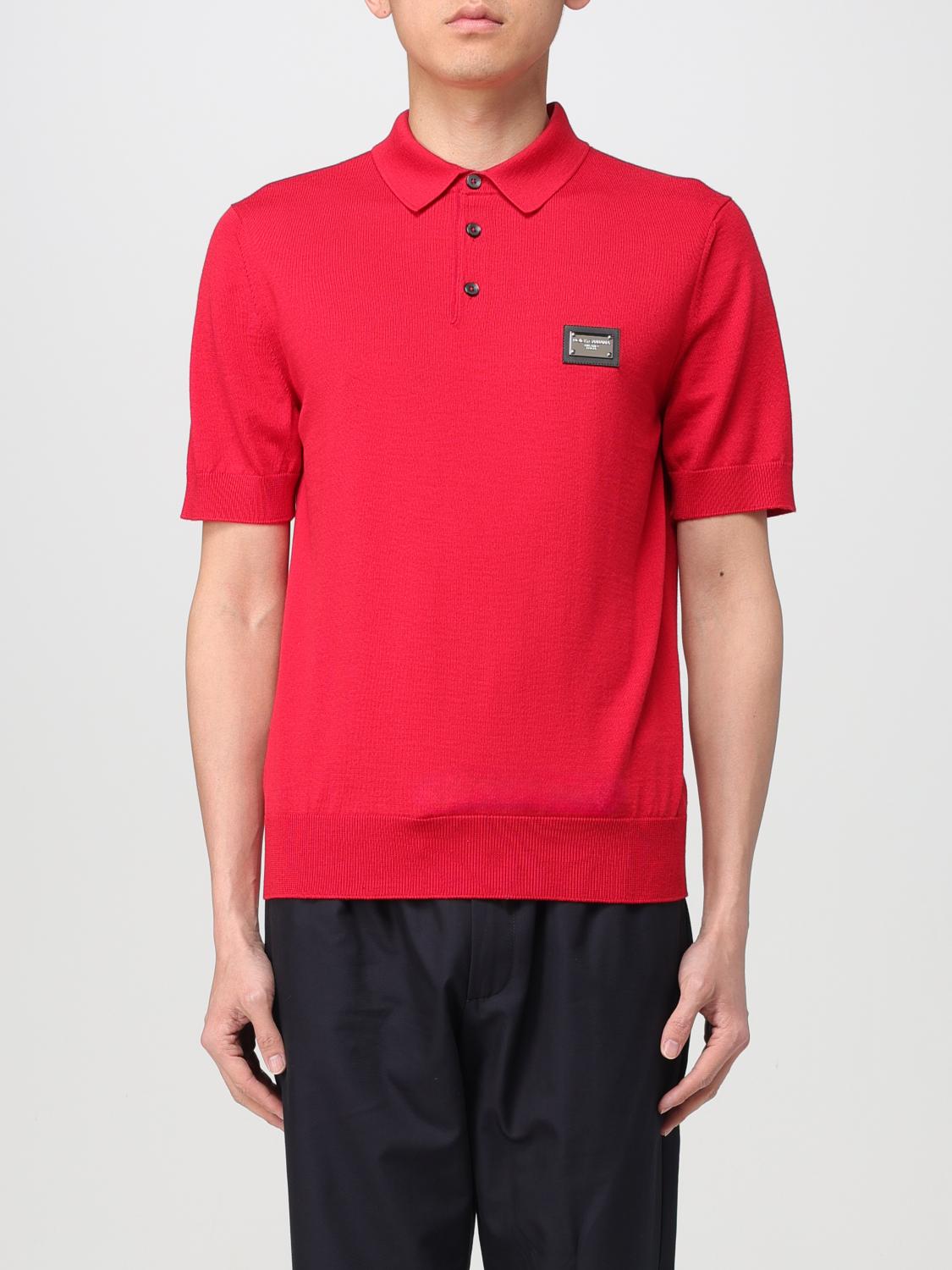 Dolce & Gabbana Polo Shirt DOLCE & GABBANA Men colour Wine