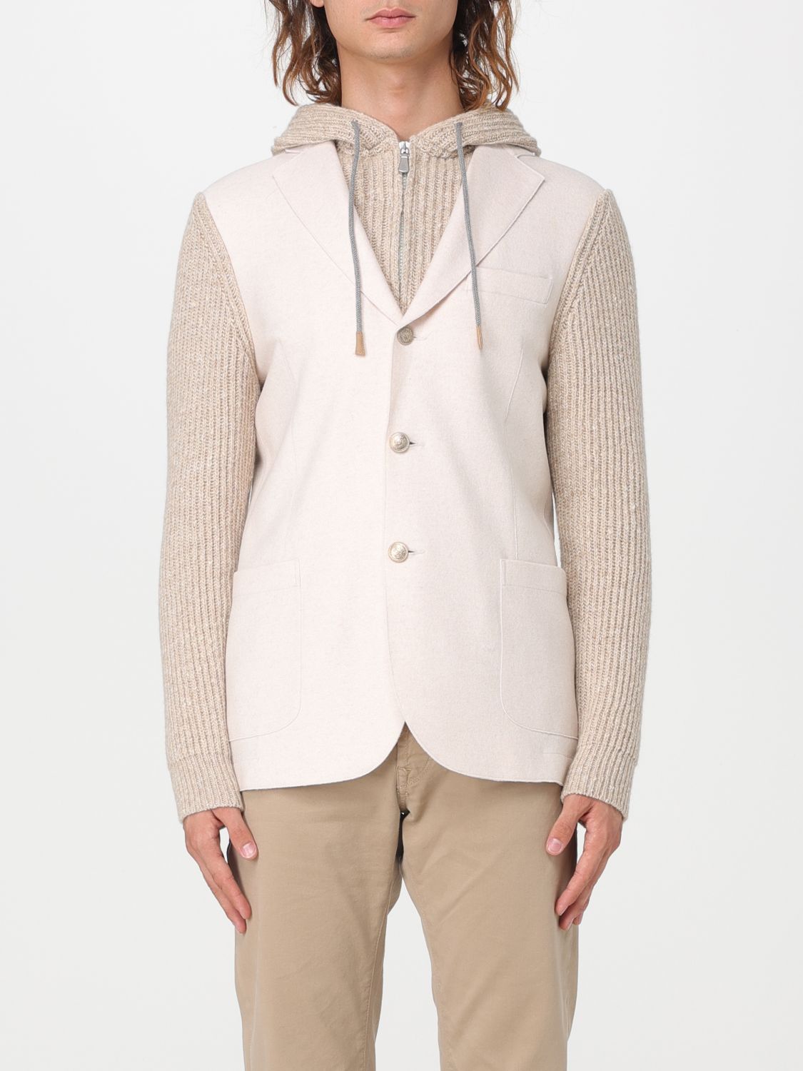 Eleventy Jacket ELEVENTY Men colour Beige