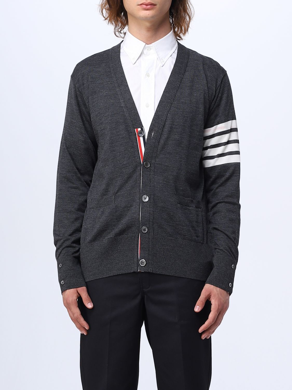 Thom Browne Cardigan THOM BROWNE Men colour Grey