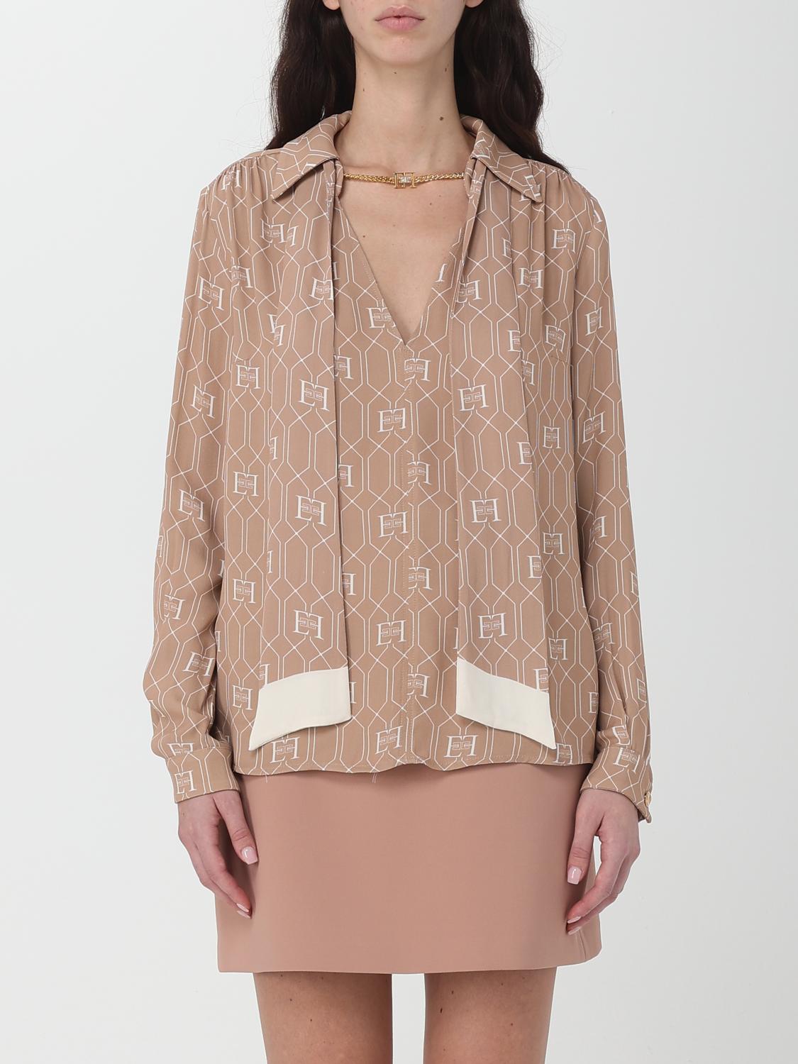 Elisabetta Franchi Top ELISABETTA FRANCHI Woman colour Nude