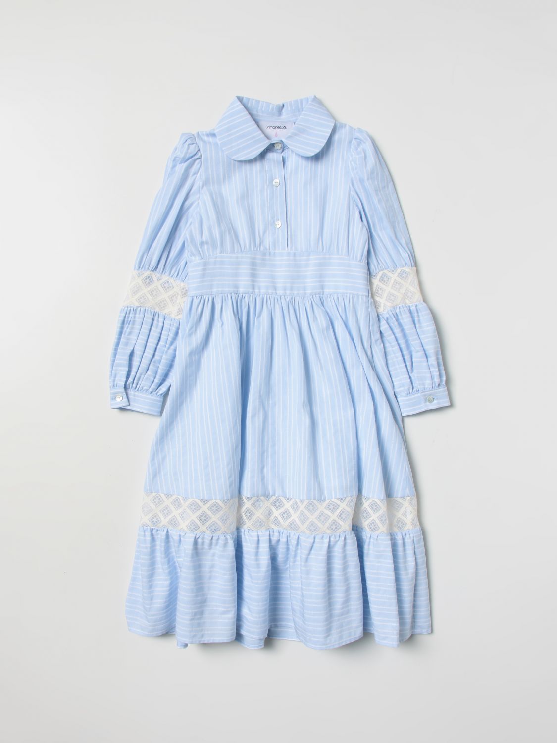 Simonetta Dress SIMONETTA Kids colour Blue