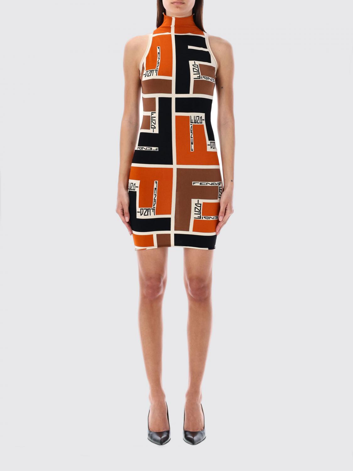 FENDI Dress FENDI Woman color Multicolor