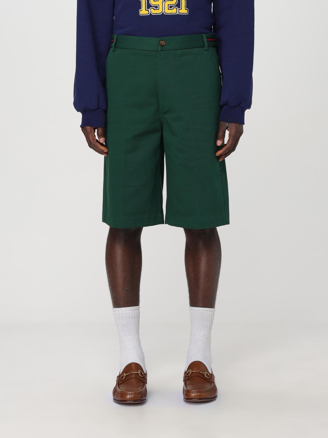 Gucci Short GUCCI Men color Green