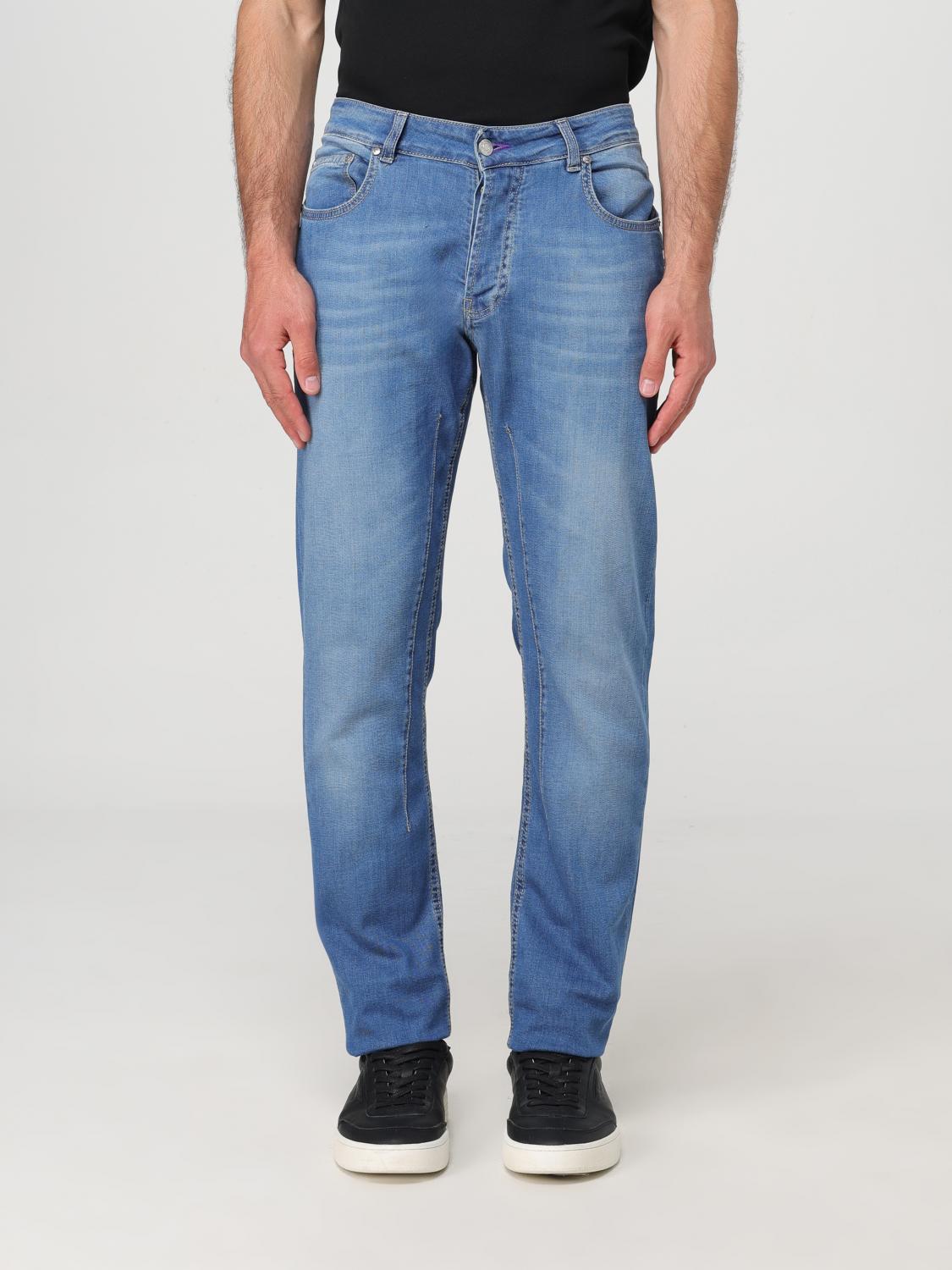 Daniele Alessandrini Jeans DANIELE ALESSANDRINI Men color Denim