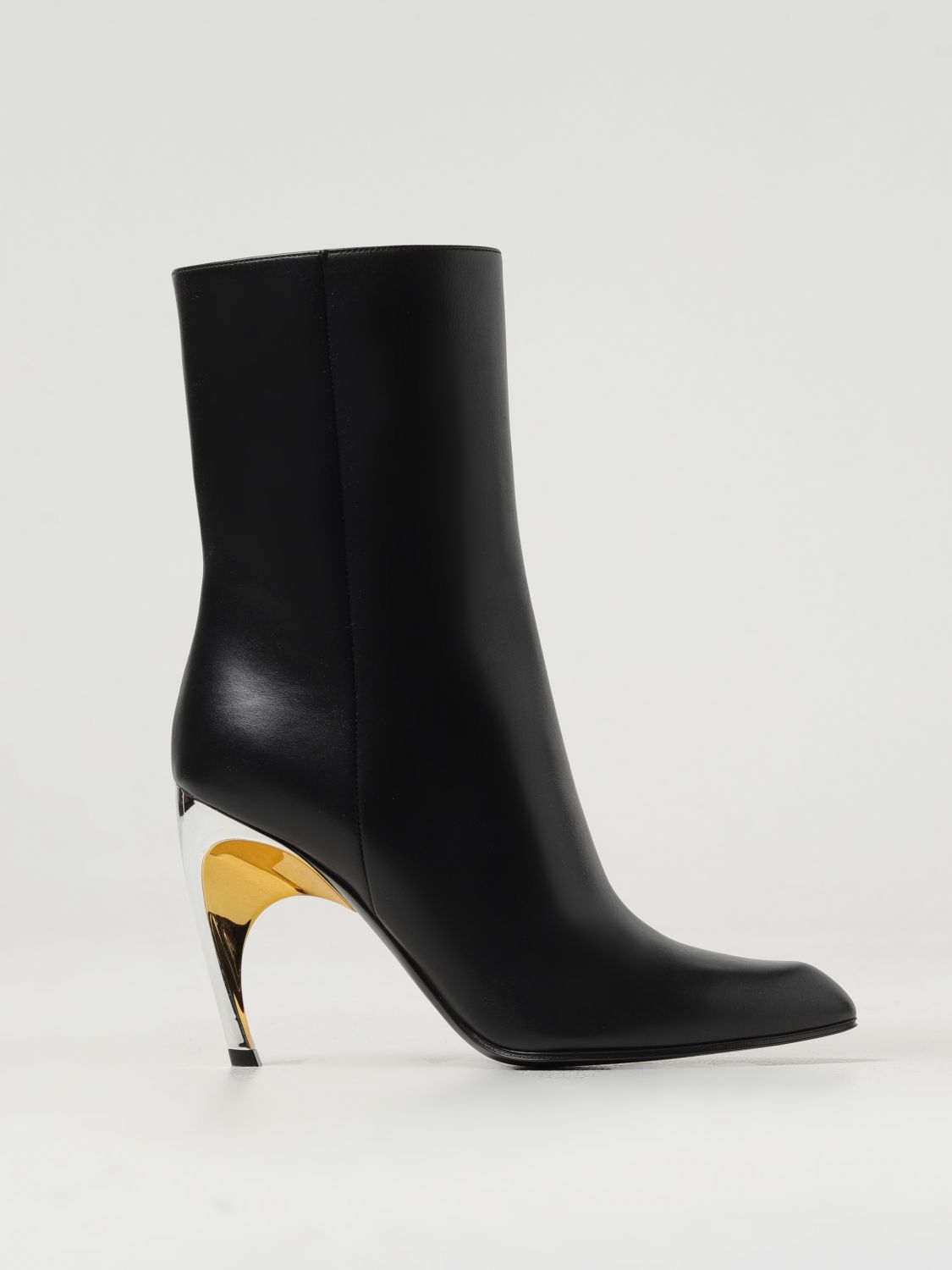 Alexander McQueen Flat Ankle Boots ALEXANDER MCQUEEN Woman colour Black