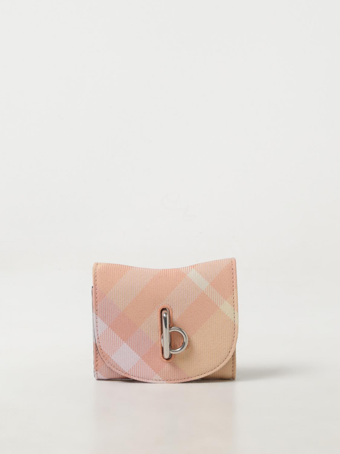 Burberry Wallet BURBERRY Woman colour Peach