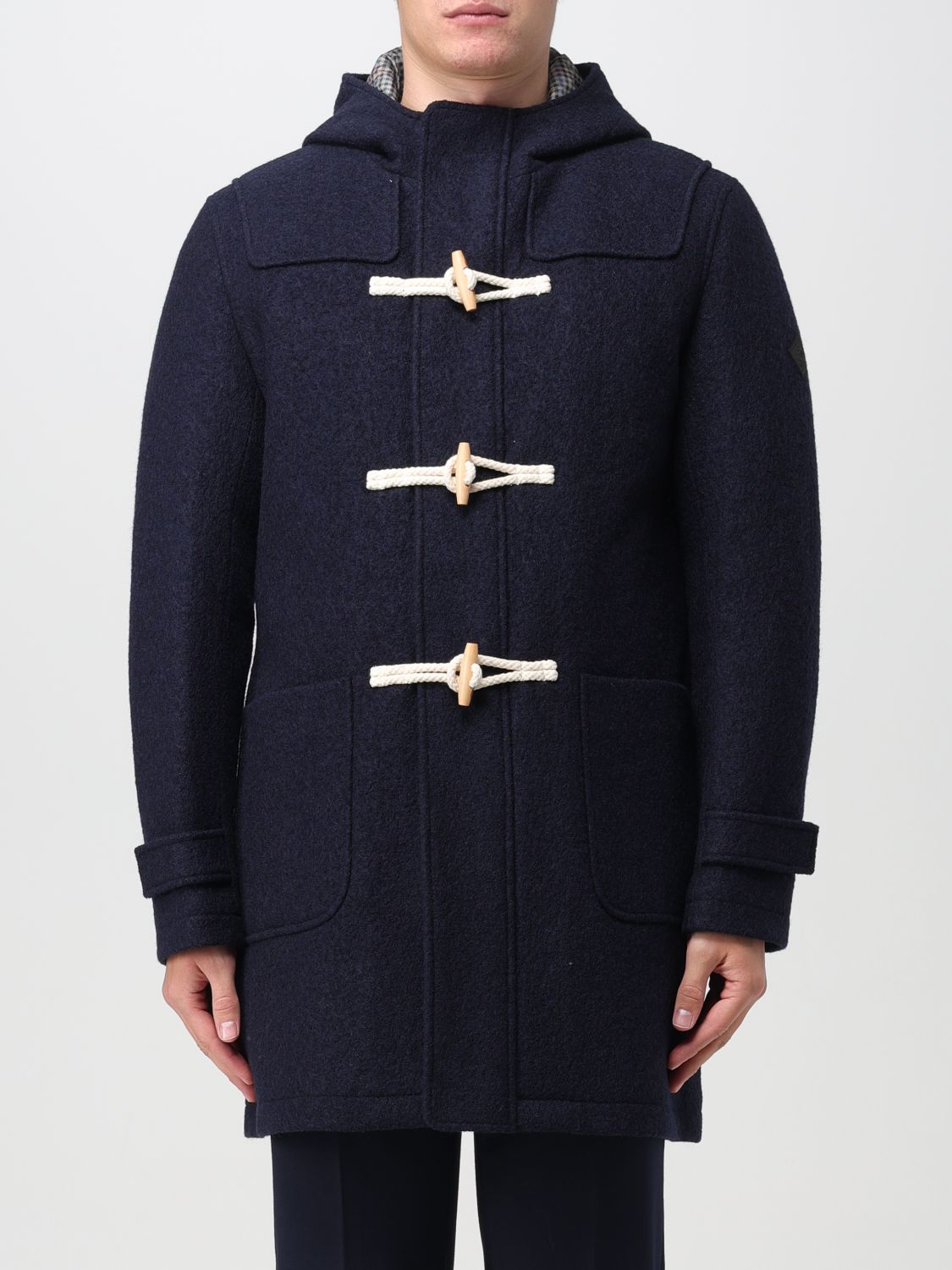 Manuel Ritz Coat MANUEL RITZ Men colour Blue