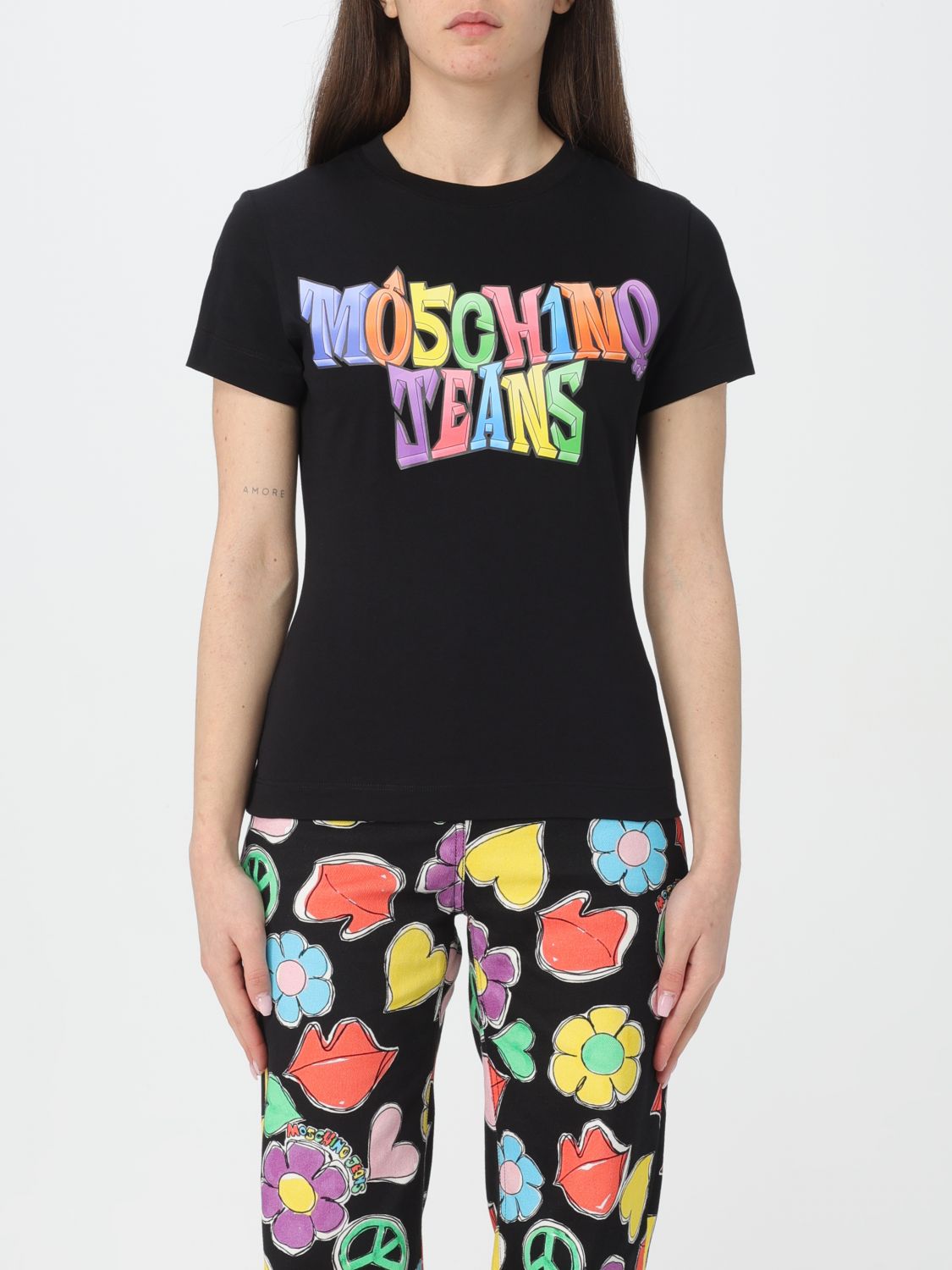 Moschino Jeans Polo Shirt MOSCHINO JEANS Woman colour Black