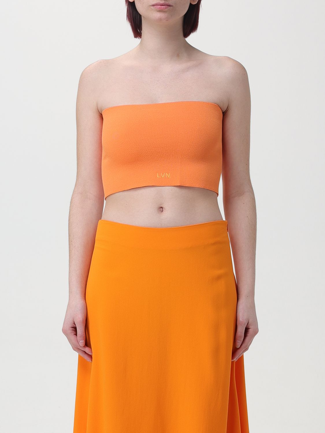 Liviana Conti Skirt LIVIANA CONTI Woman colour Orange