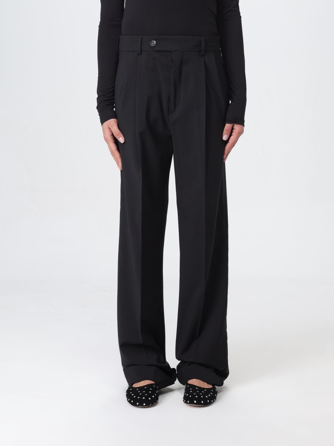 Sportmax Trousers SPORTMAX Woman colour Black