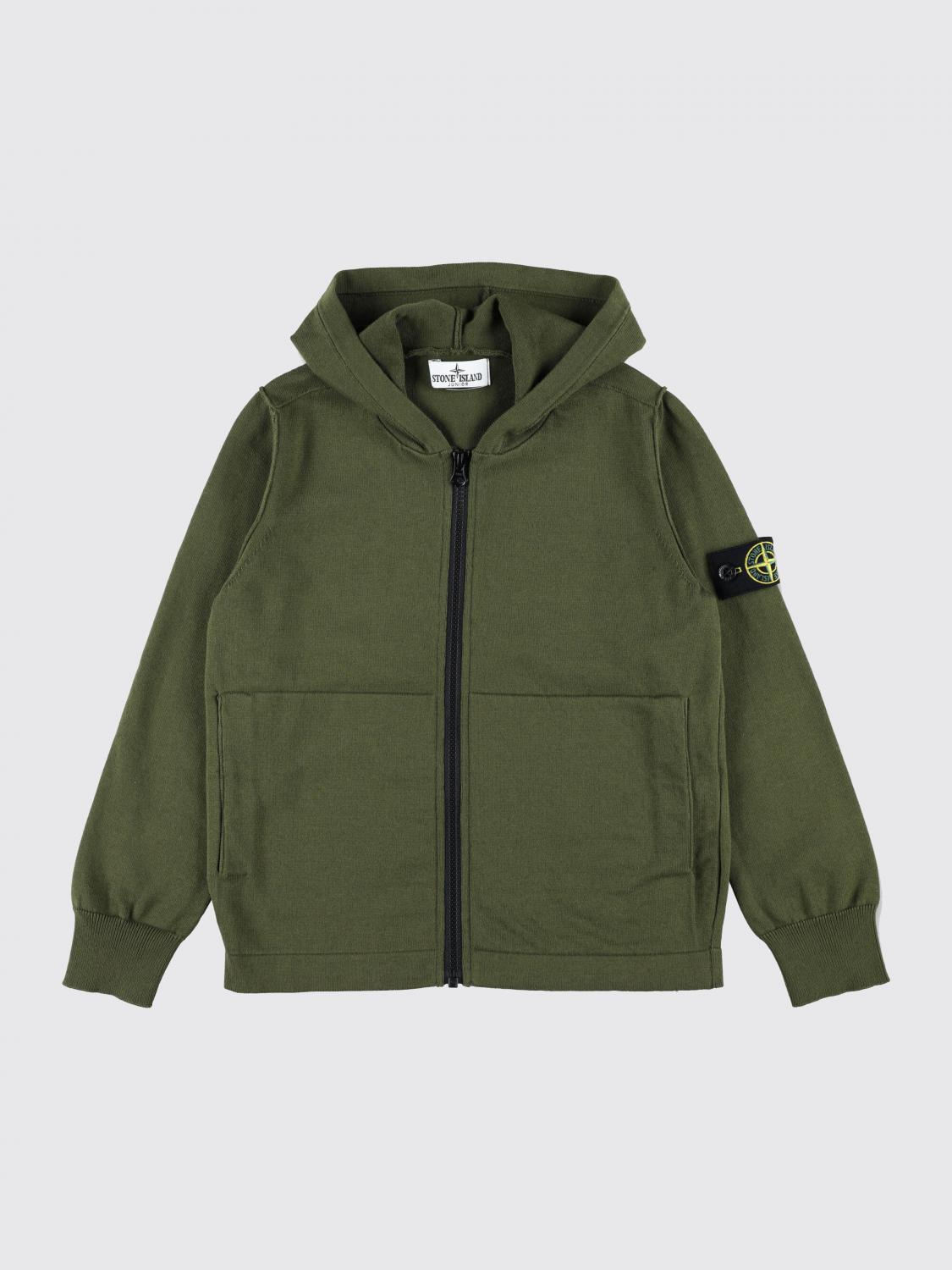 Stone Island Junior Sweater STONE ISLAND JUNIOR Kids color Green