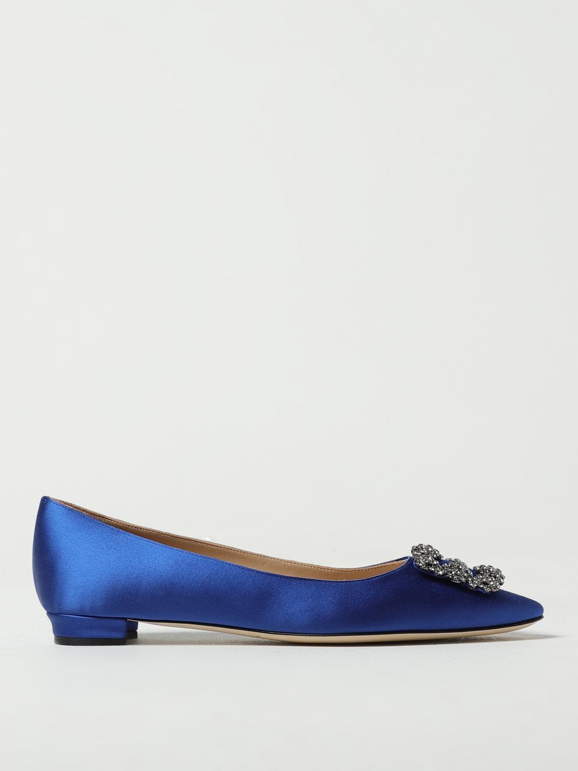 Manolo Blahnik Ballet Pumps MANOLO BLAHNIK Woman colour Royal Blue