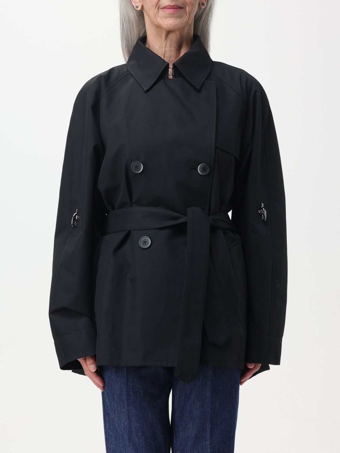 Fay Trench Coat FAY Woman colour Black