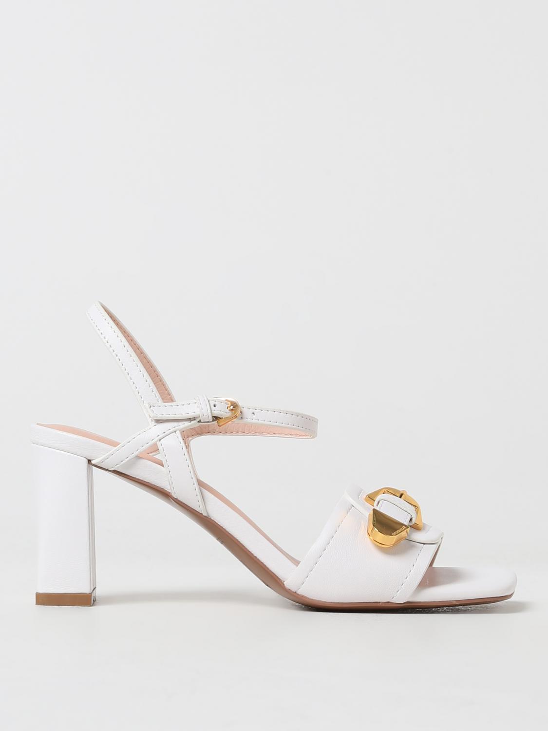 Coccinelle Heeled Sandals COCCINELLE Woman colour White