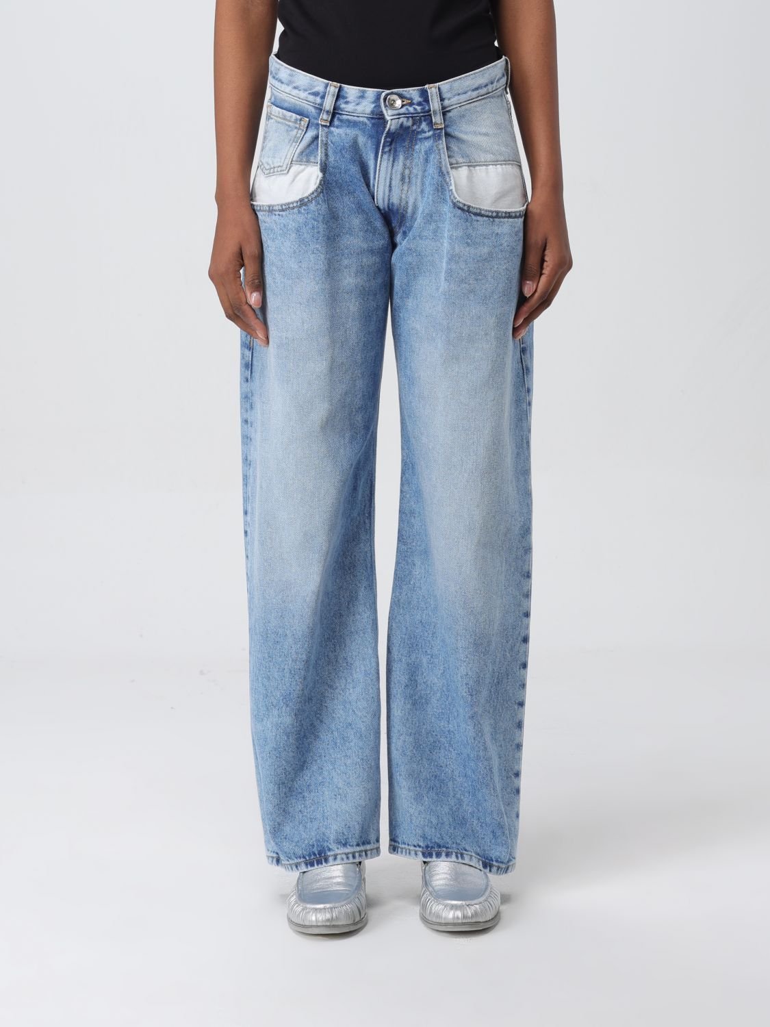 Maison Margiela Jeans MAISON MARGIELA Woman colour Blue