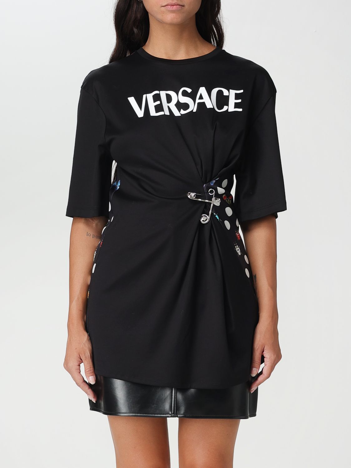 Versace T-Shirt VERSACE Woman colour Black