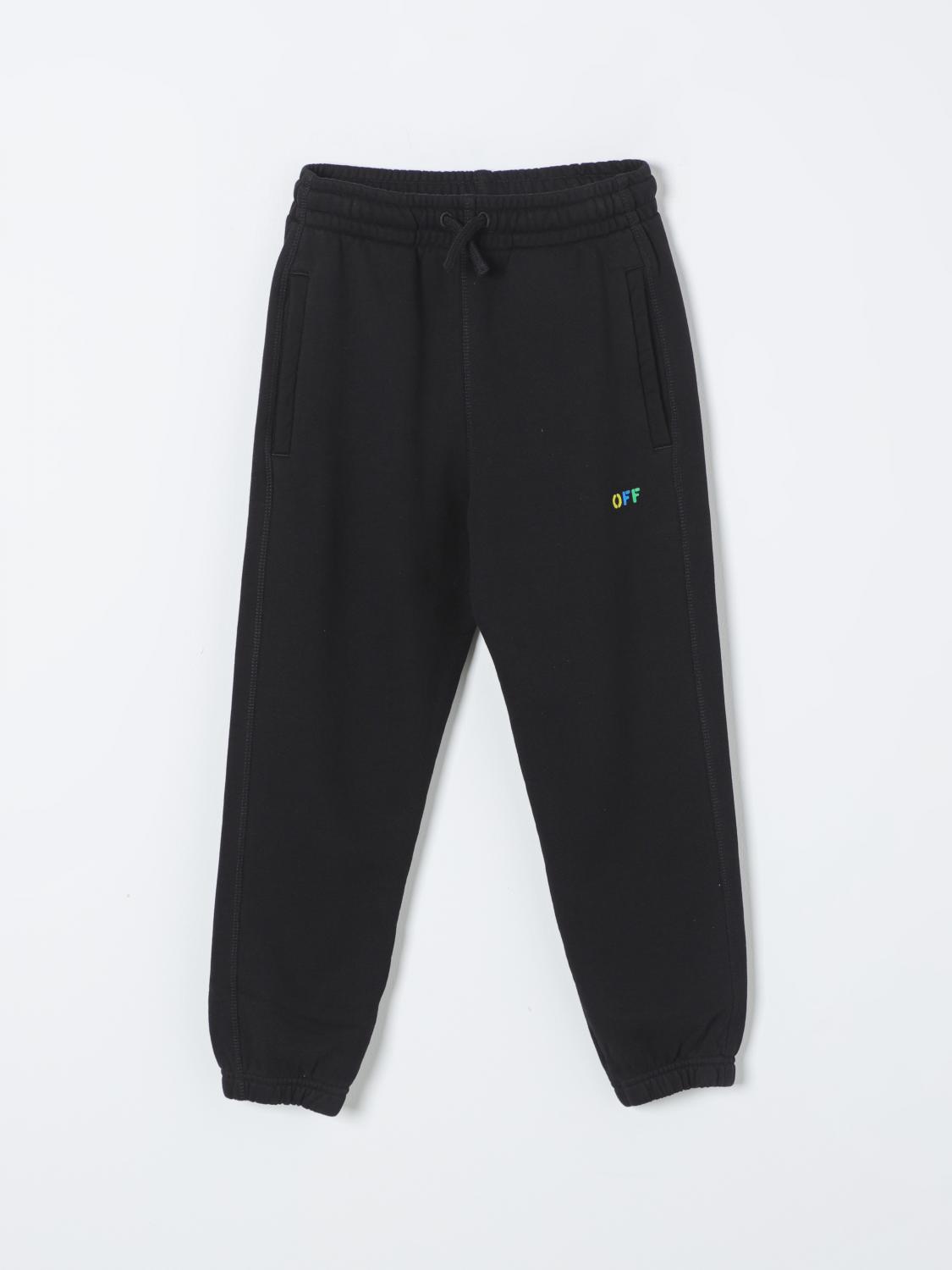 Off-White Kids Pants OFF-WHITE KIDS Kids color Black