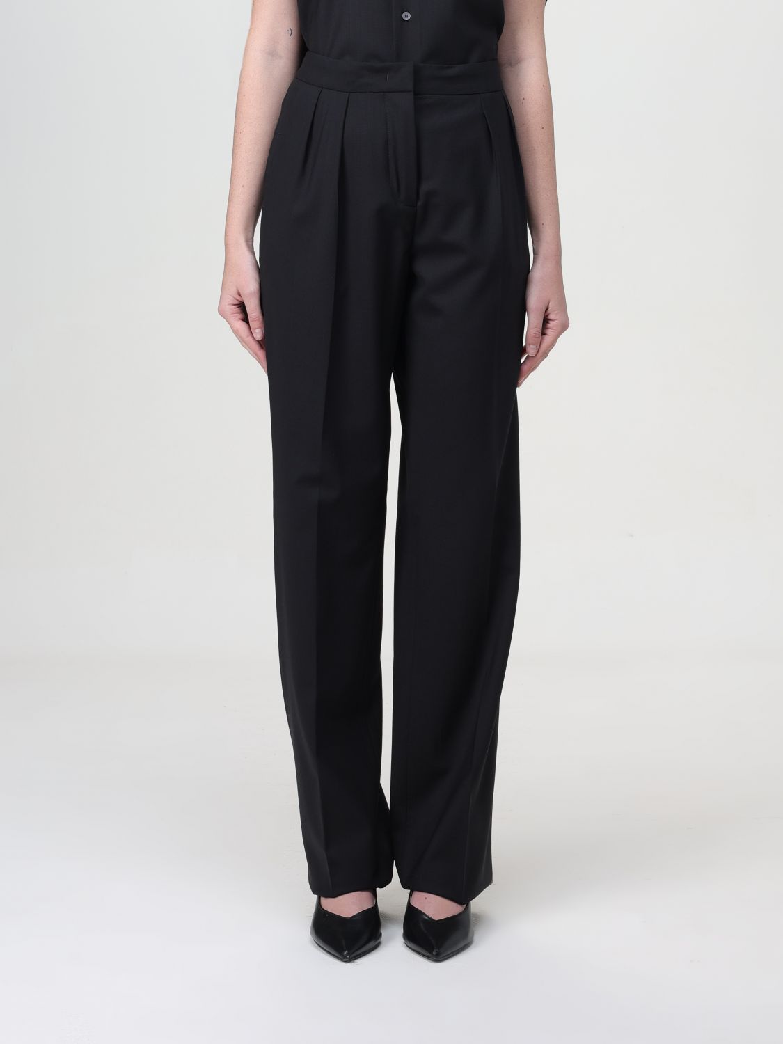 Fabiana Filippi Trousers FABIANA FILIPPI Woman colour Black