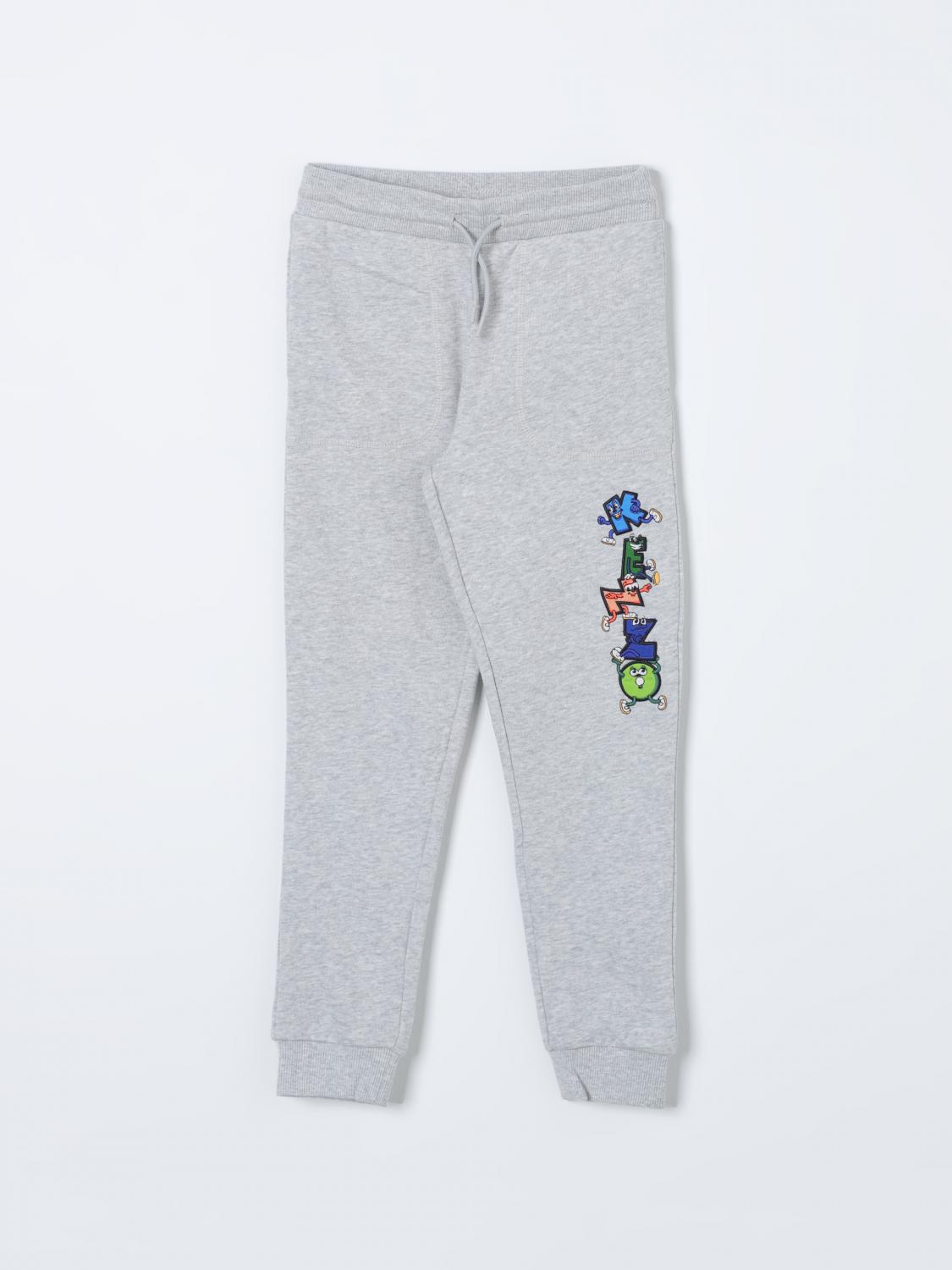 Kenzo Kids Pants KENZO KIDS Kids color Grey