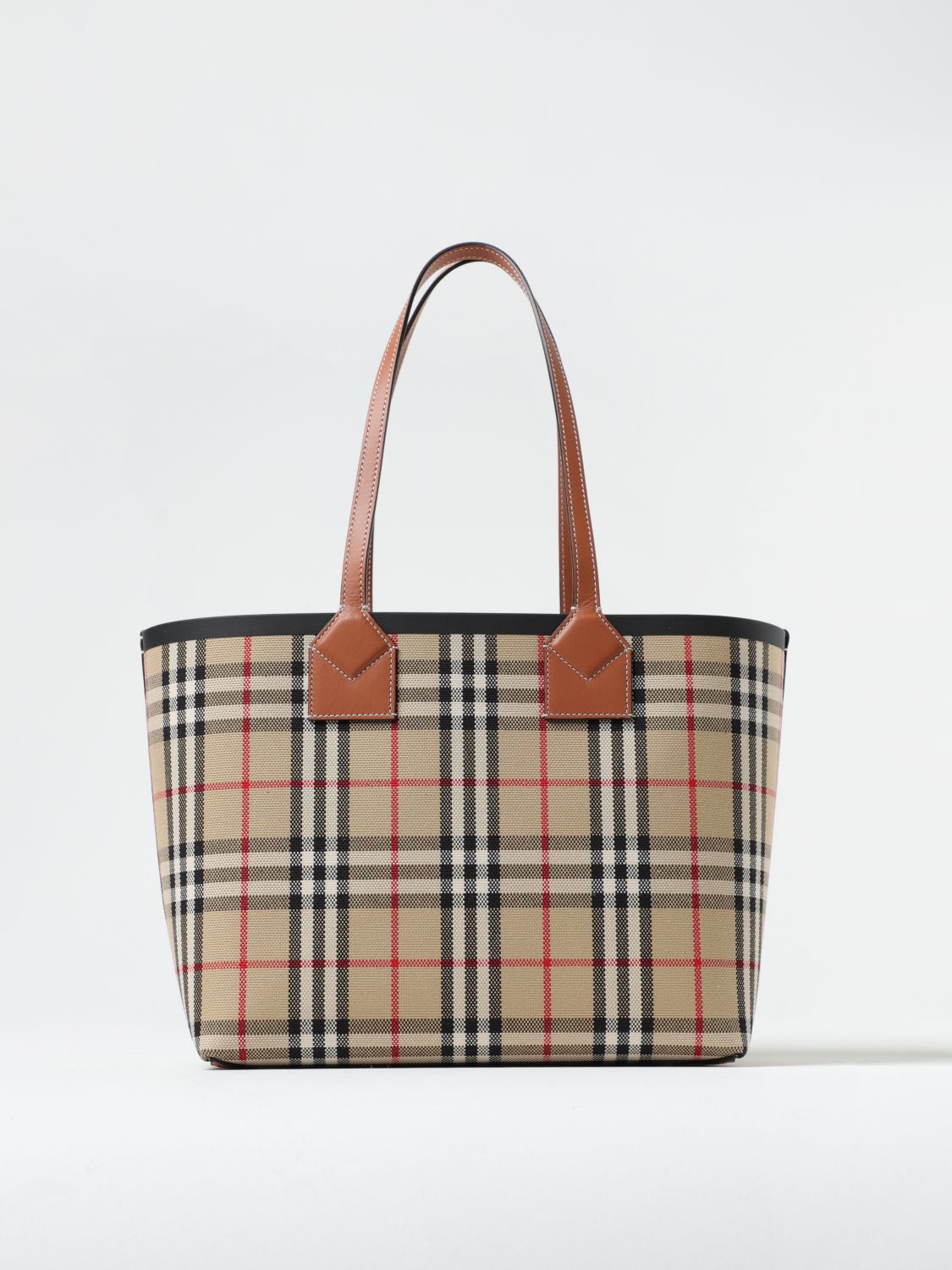 Burberry Tote Bags BURBERRY Woman colour Brown