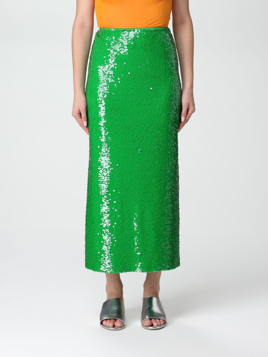 Tory Burch Skirt TORY BURCH Woman colour Green