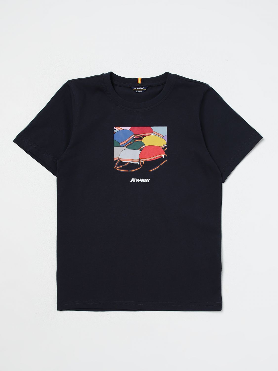 K-Way T-Shirt K-WAY Kids color Blue