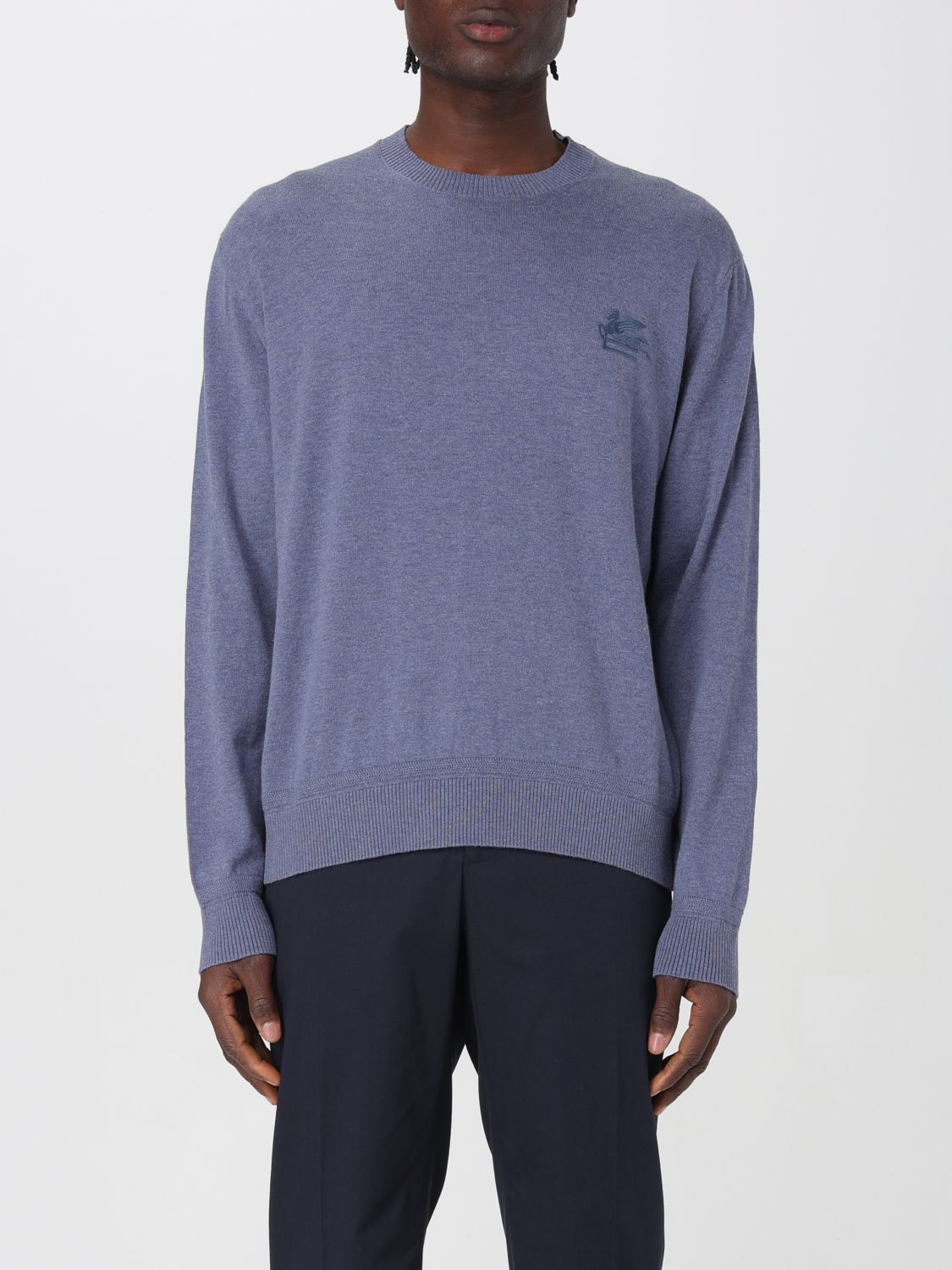 Etro Jumper ETRO Men colour Gnawed Blue