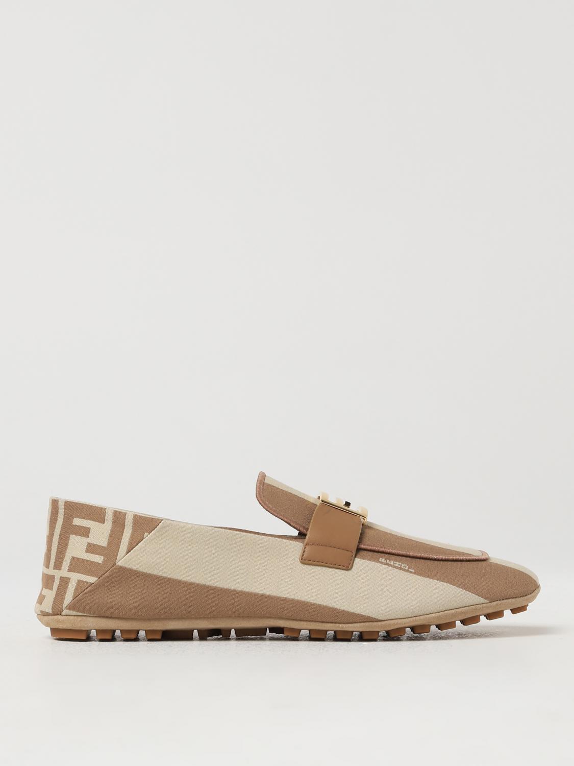 FENDI Loafers FENDI Woman color Beige