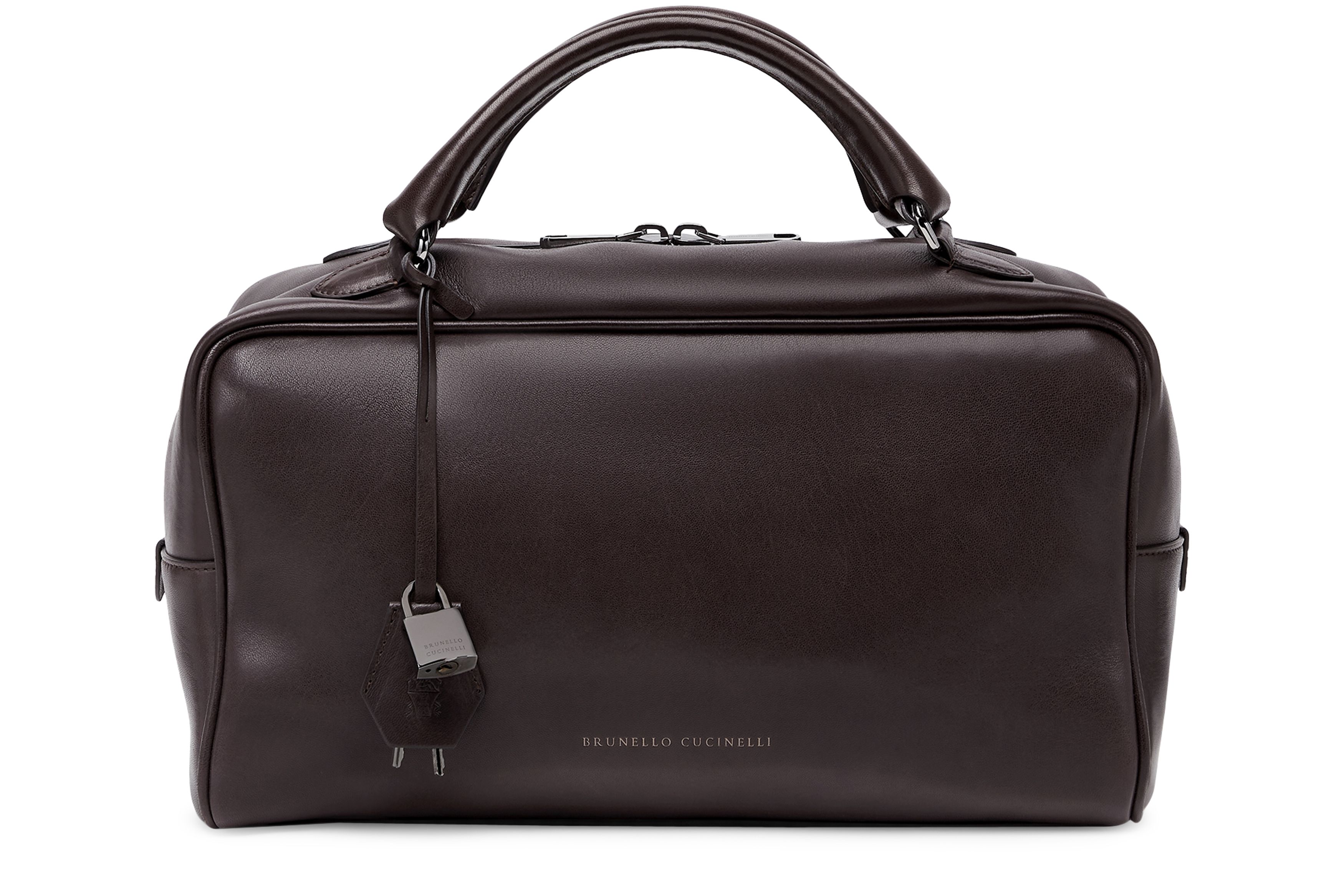 Brunello Cucinelli Nappa large Boston bag