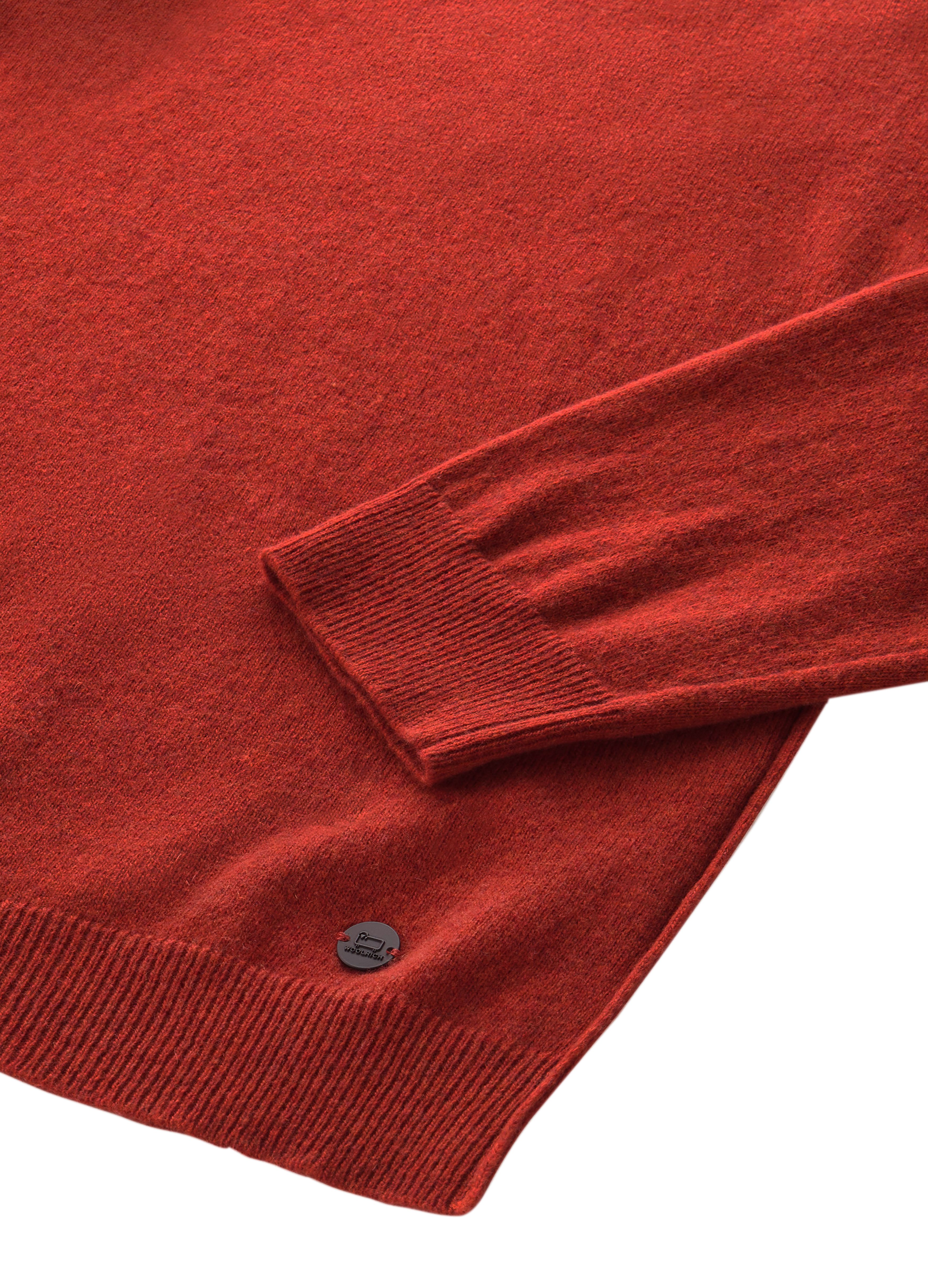 Woolrich Crewneck Sweater in Merino Wool Blend