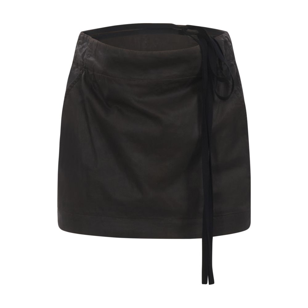 Ann Demeulemeester Magdalena Slouchy Waist Mini Skirt