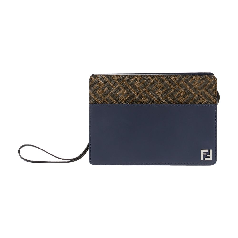 FENDI Squared FF Standing Clutch