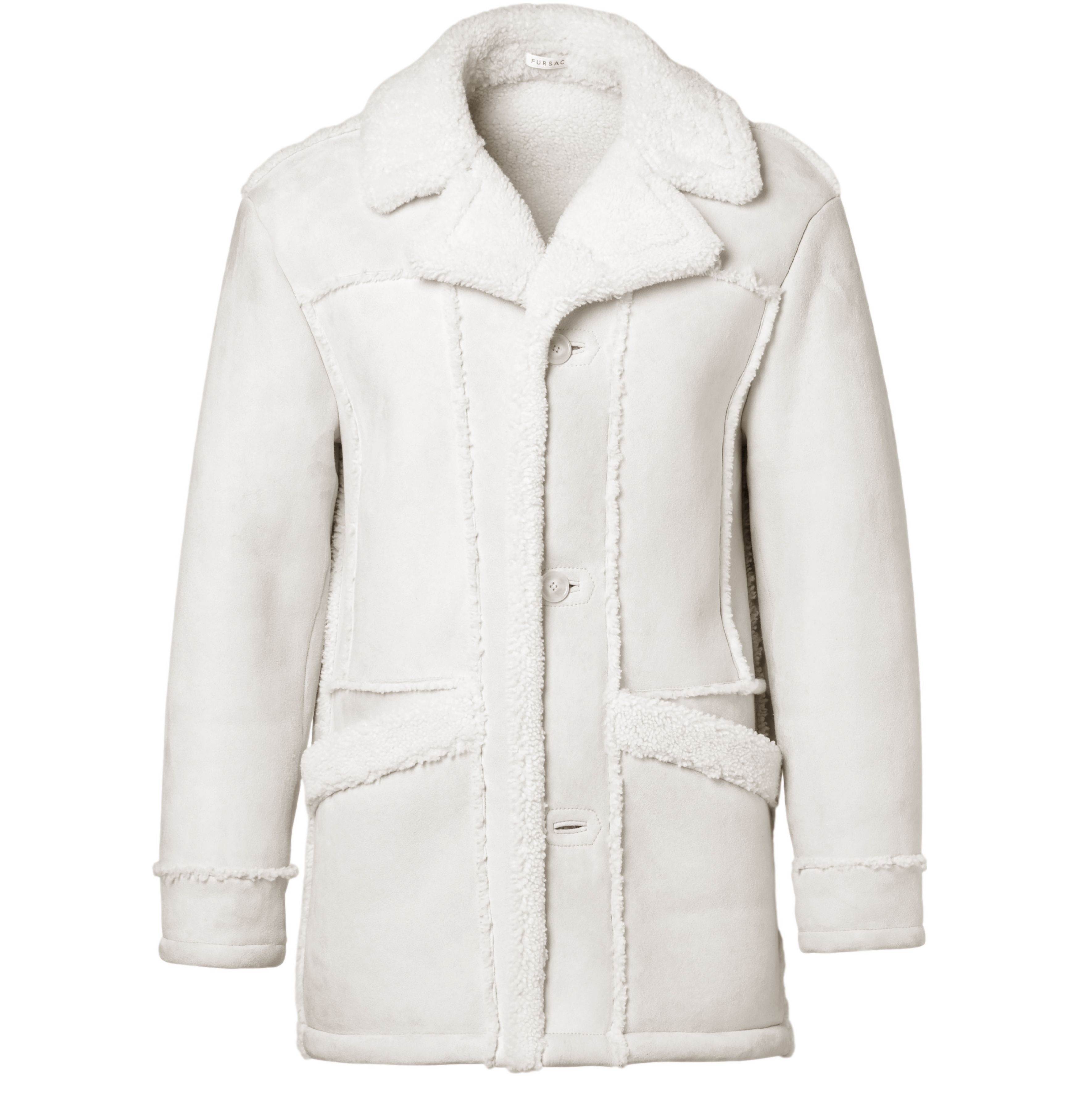  Sheepskin 3-button coat