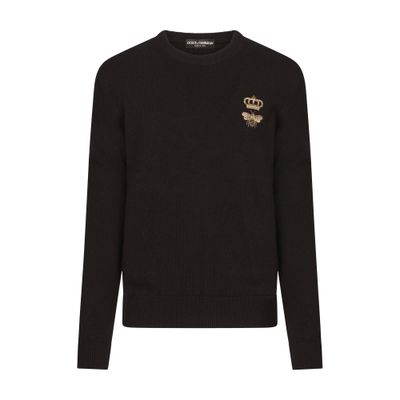 Dolce & Gabbana Wool round-neck sweater