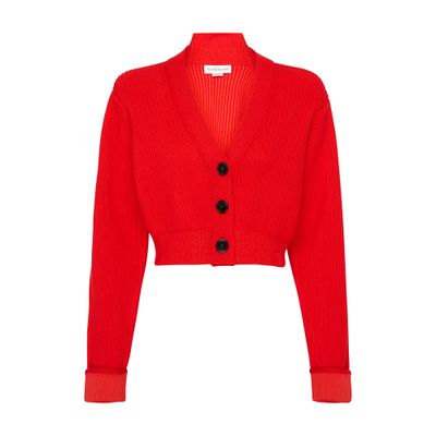 Victoria Beckham Cropped v-neck cardigan