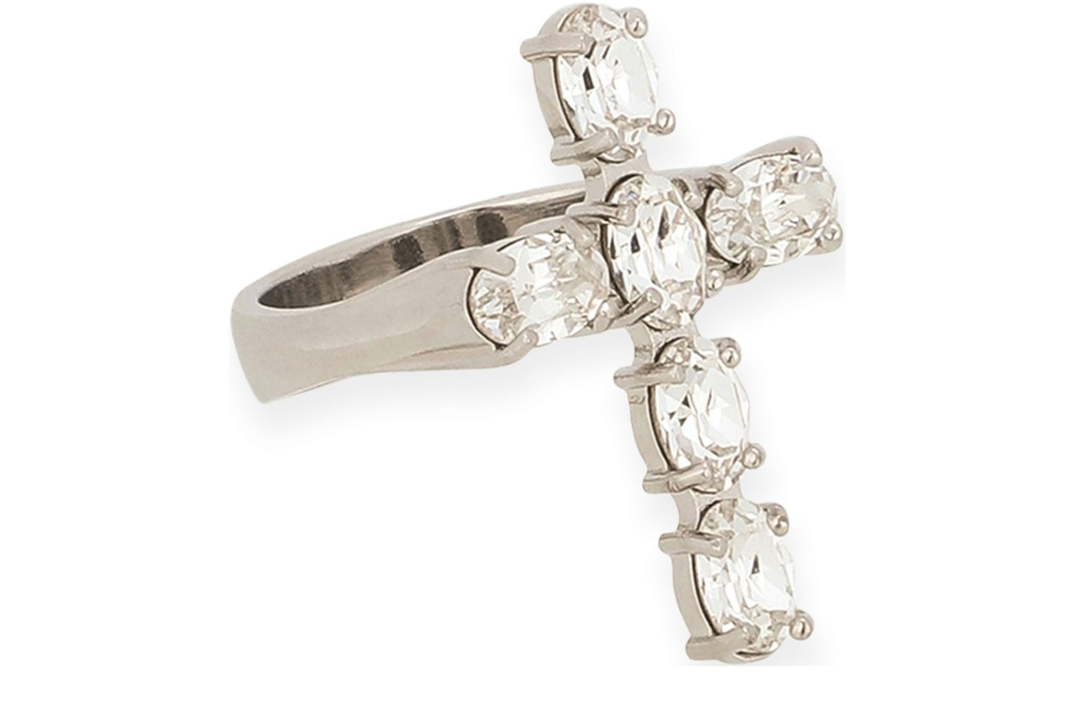 Dolce & Gabbana Ring with rhinestone cross