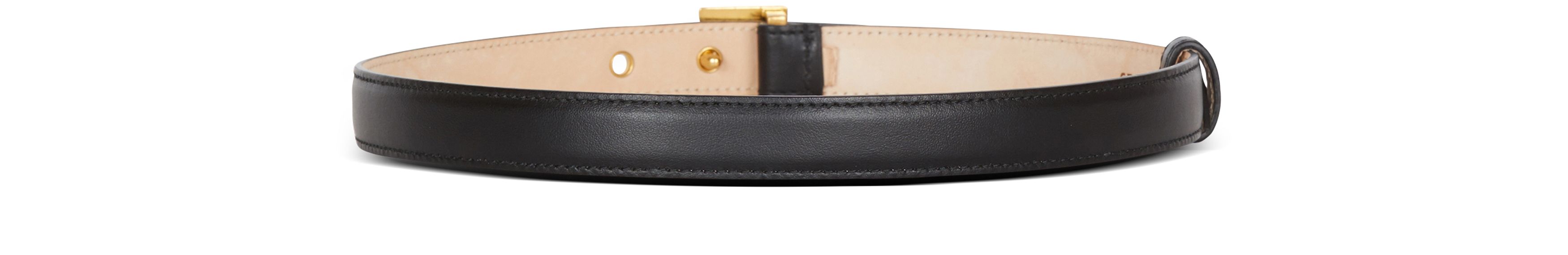 Balmain P-Belt Leather Belt