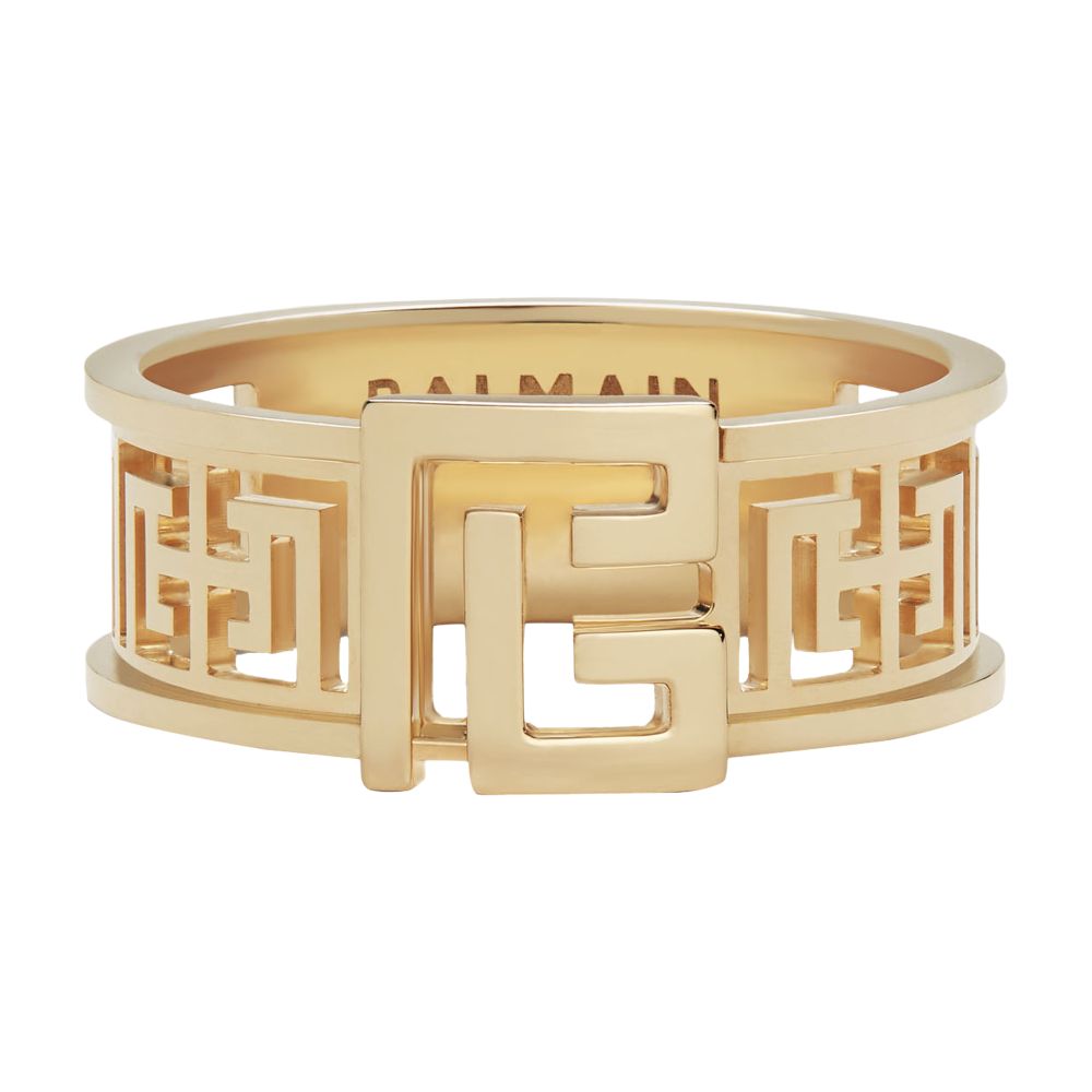 Balmain LABYRINTH FRIEZE RING