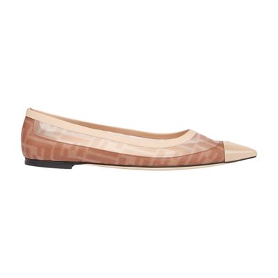 FENDI Colibrì pointed toe ballet flats