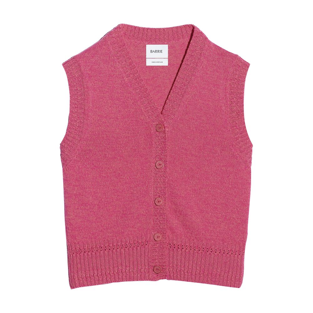 Barrie Sleeveless cashmere vest