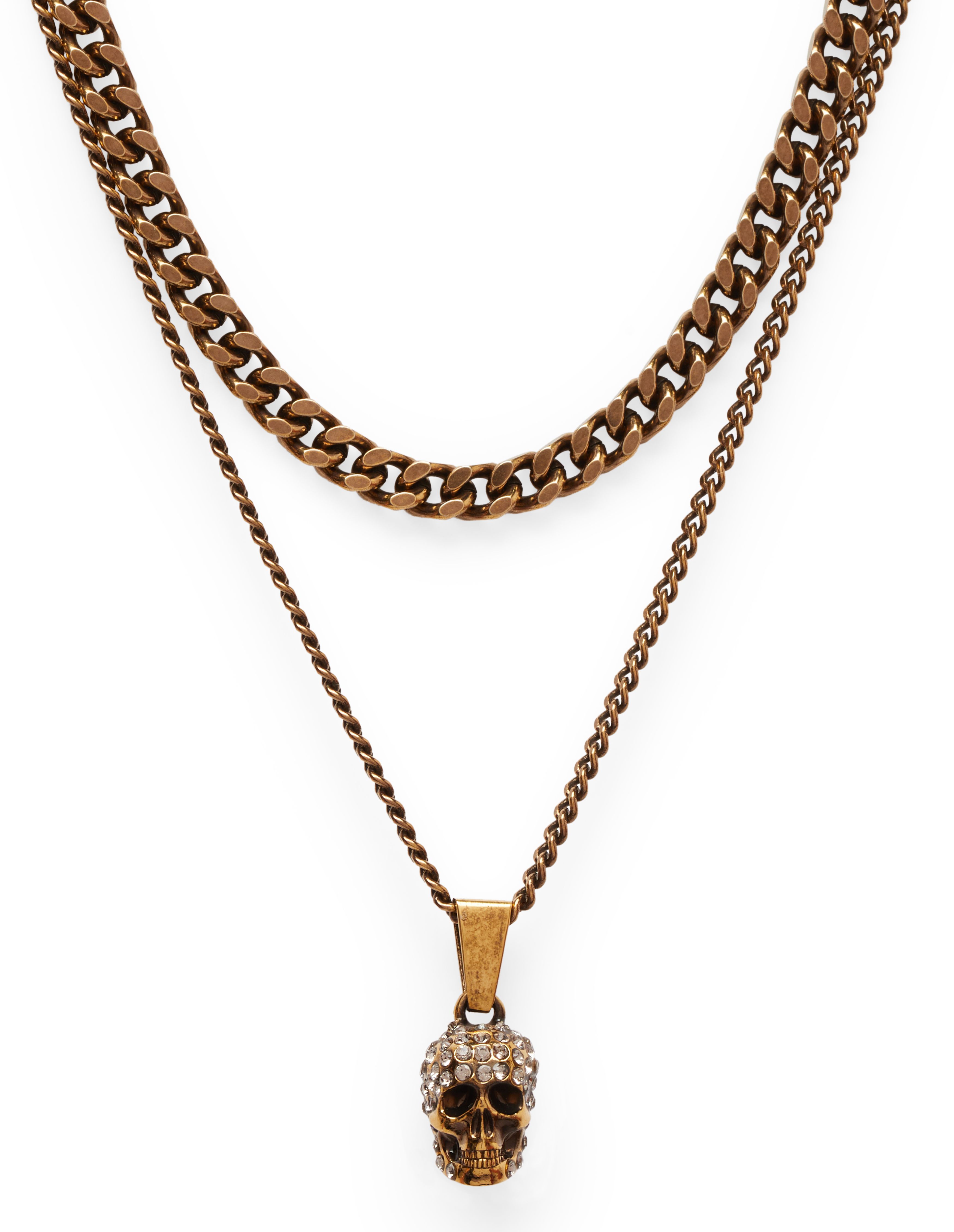 Alexander McQueen Double chain necklace