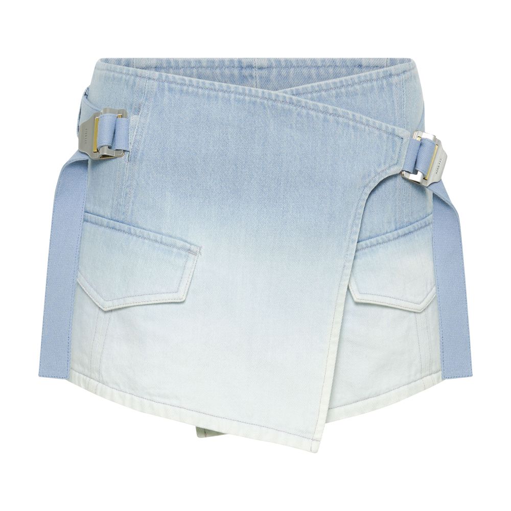 Dion Lee Utility Wrap denim skirt