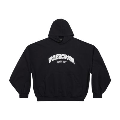 Balenciaga Hoodie Round Back Flip Oversized