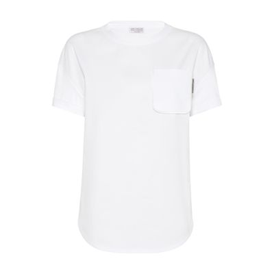 Brunello Cucinelli T-shirt with Monile